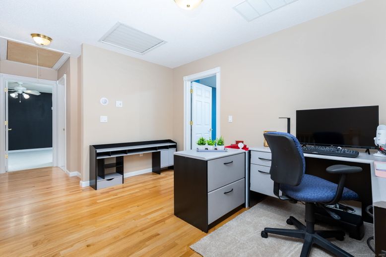 Home Office, Interior, Wood Texture Flooring
