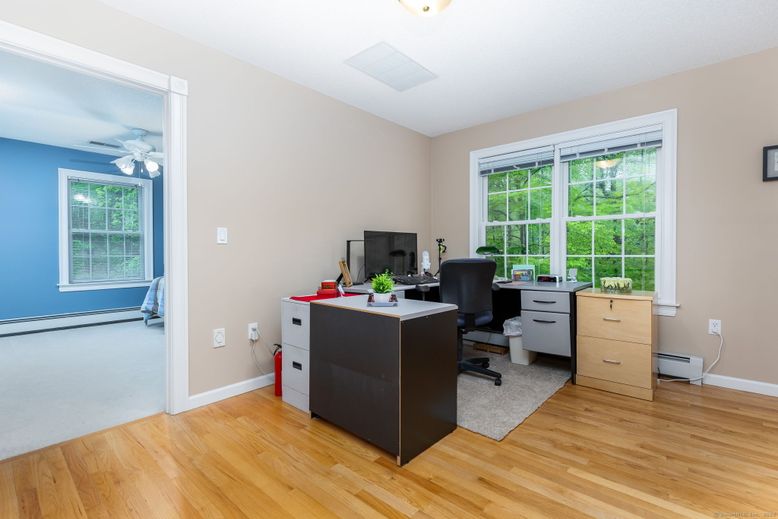 Home Office, Interior, Wood Texture Flooring