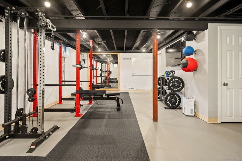 Fitness Equipment, Interior, Recessed Lighting
