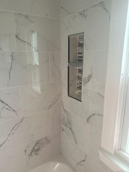 Bathroom, Interior, Marble Walls