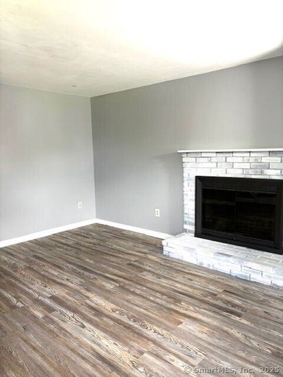 Empty room, Fireplace, Interior, Wood Texture Flooring