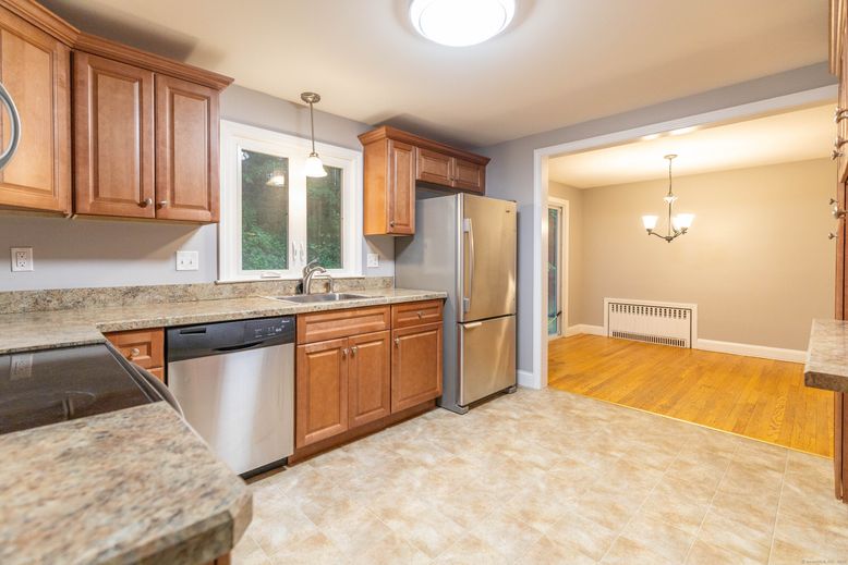 Interior, Kitchen, Pendant Lights, Wood Texture Flooring
